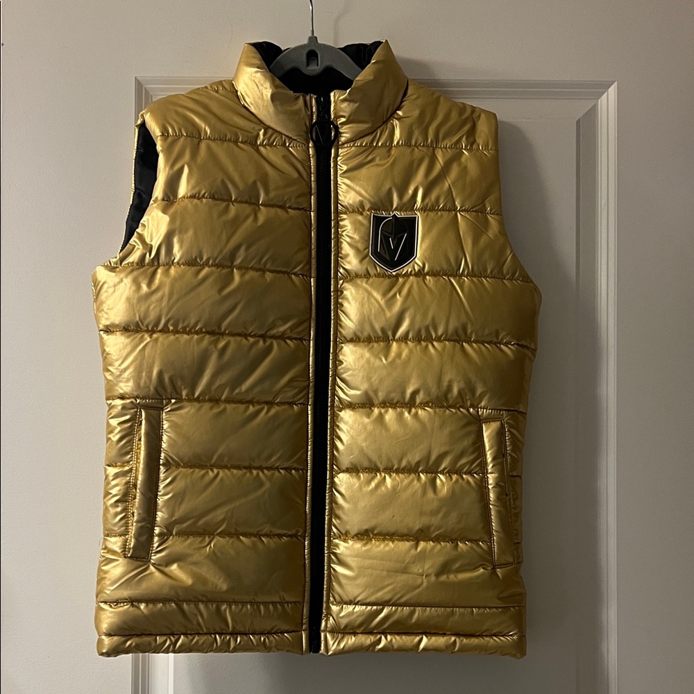 Gold Puffer Vest